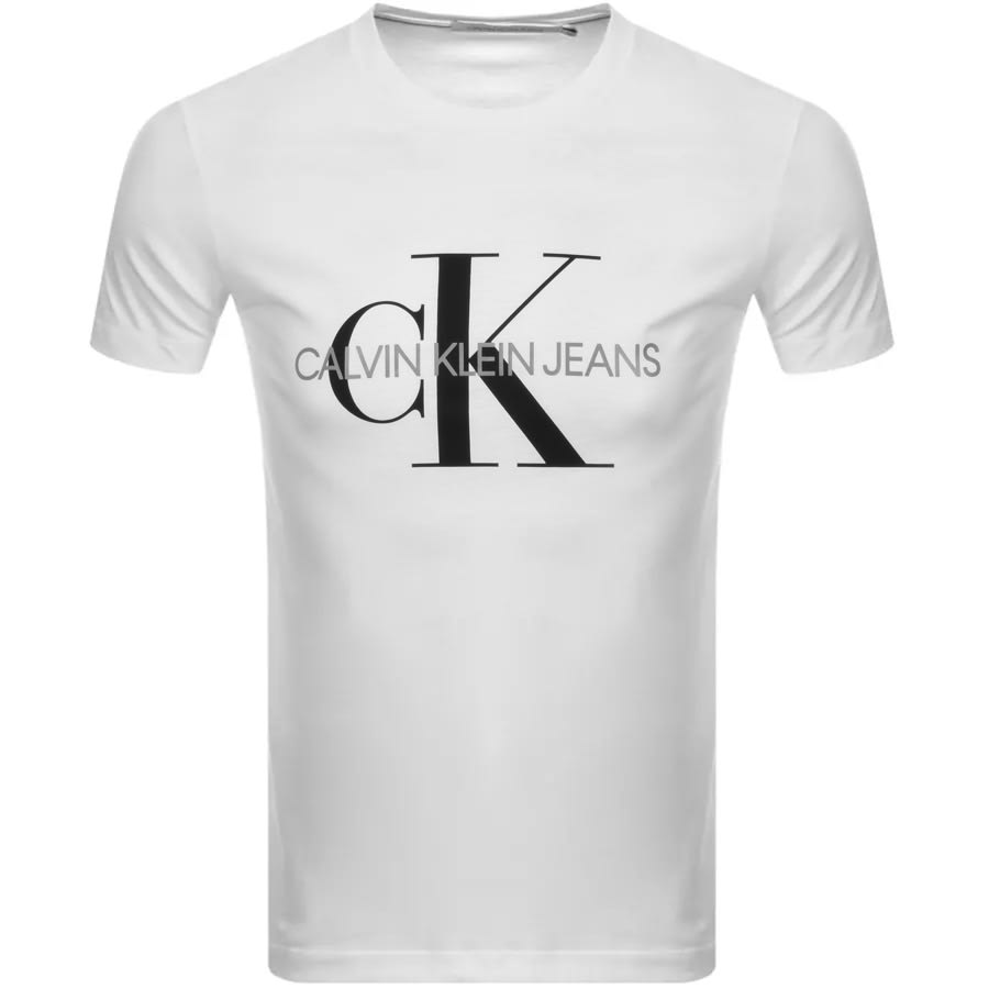 Alternative Image for ProductCalvin Klein Jeans Monogram Logo T Shirt White1